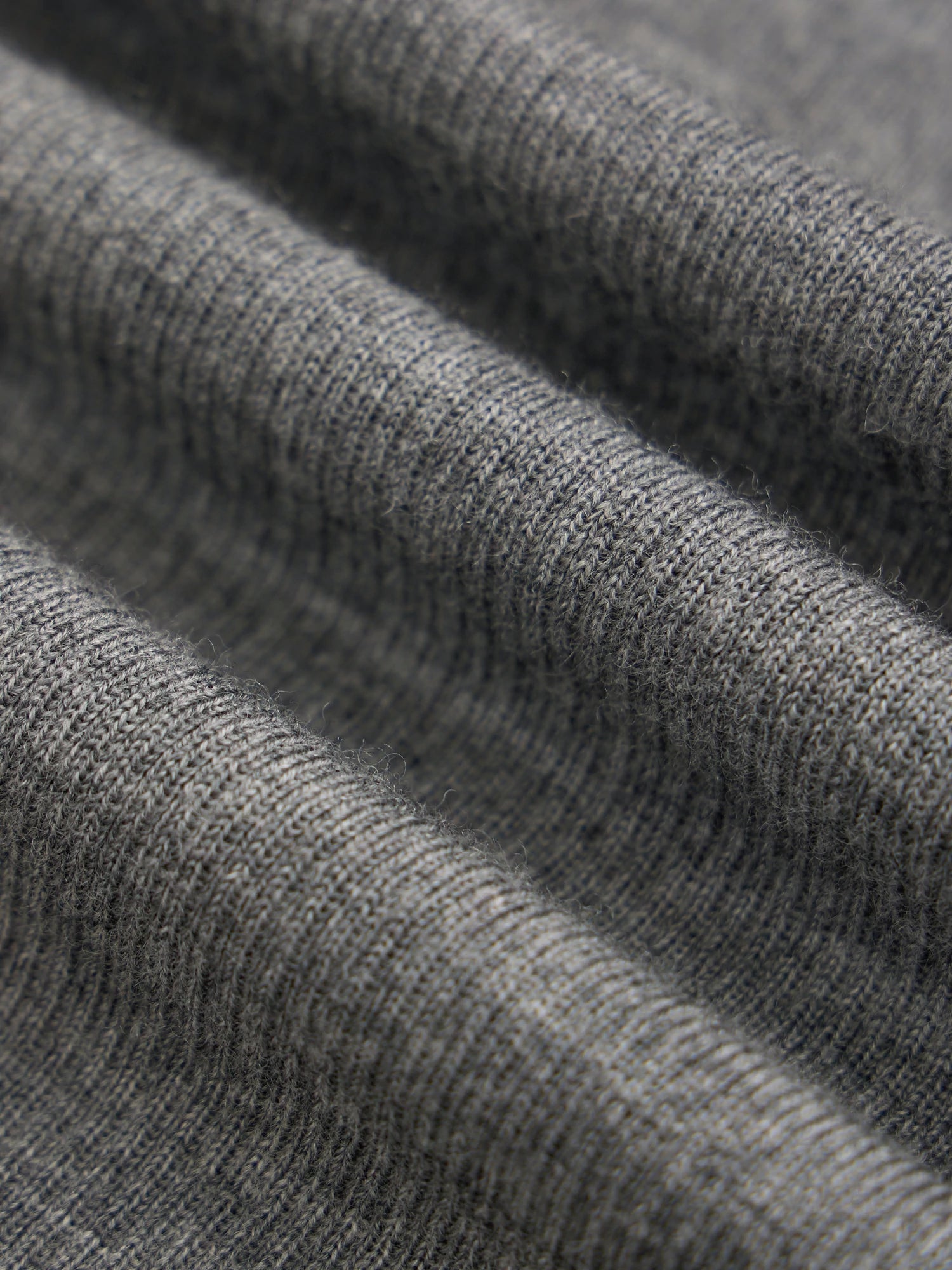 Yün Dik Yaka Çift Fermuarlı %100 Örgü Ceket