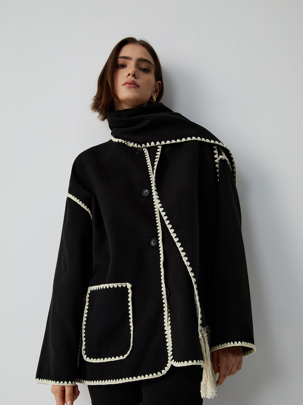 Ursula Kontrast Kesim Ceket