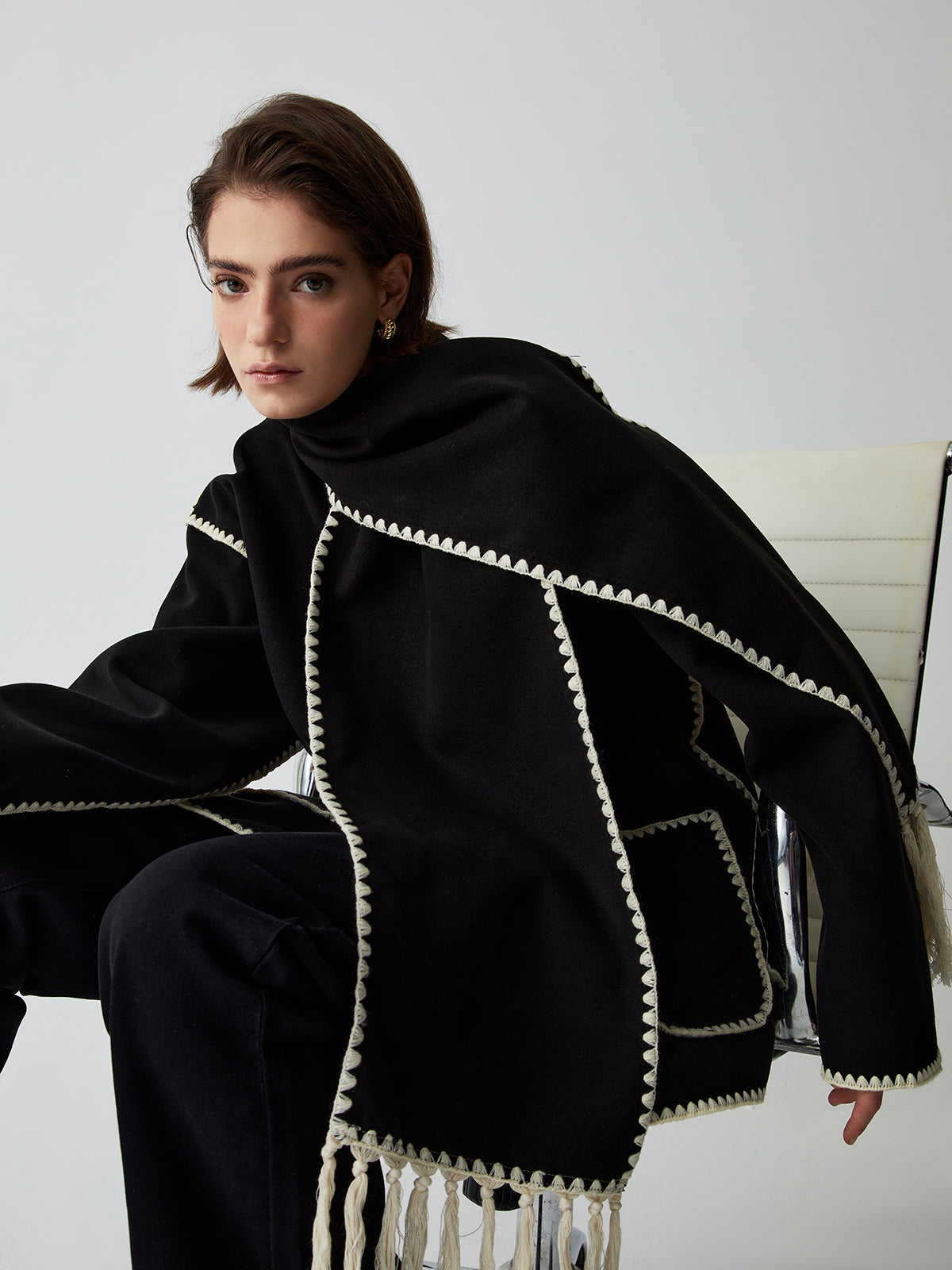 Ursula Kontrast Kesim Ceket