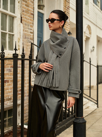 Frieda Püskül Şal Kaban