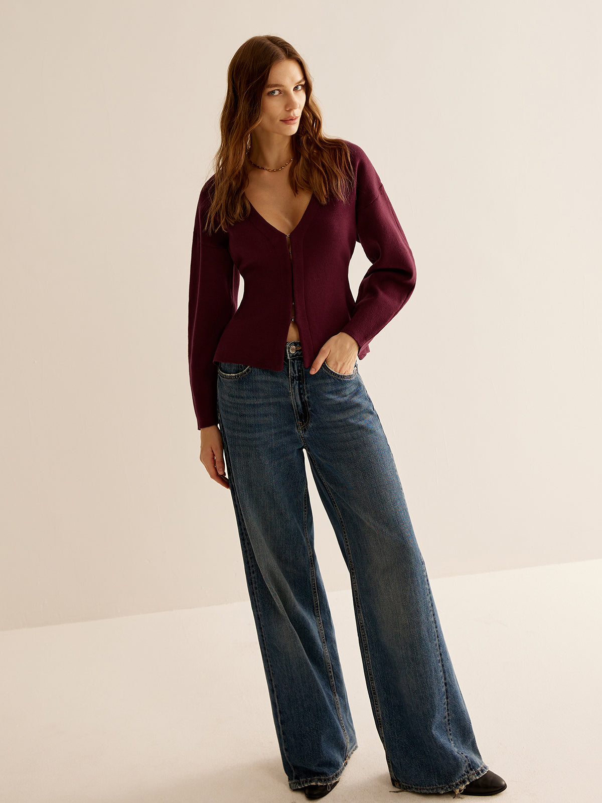 Rhiannon Dar Kesim Hırka