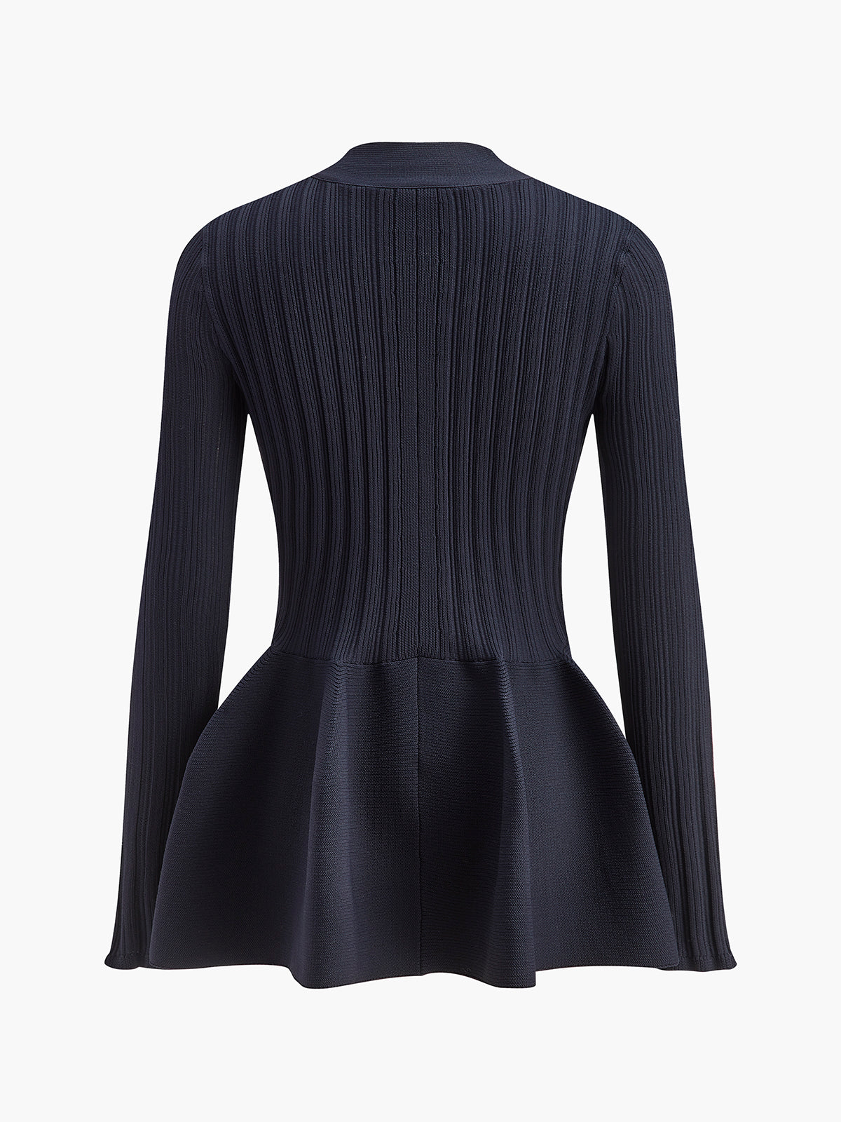 LioraV Yaka Volan Düğmeli Hırka