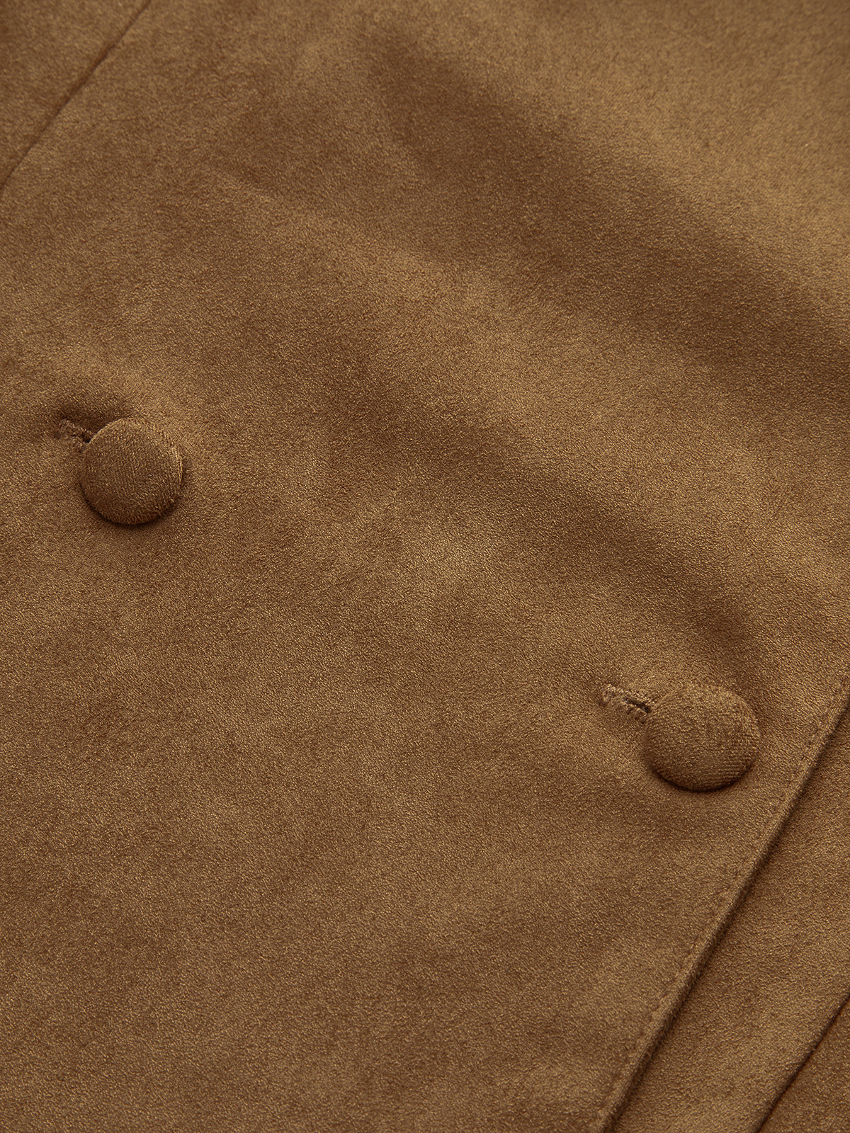 Camel Süet Kuşaklı Ceket