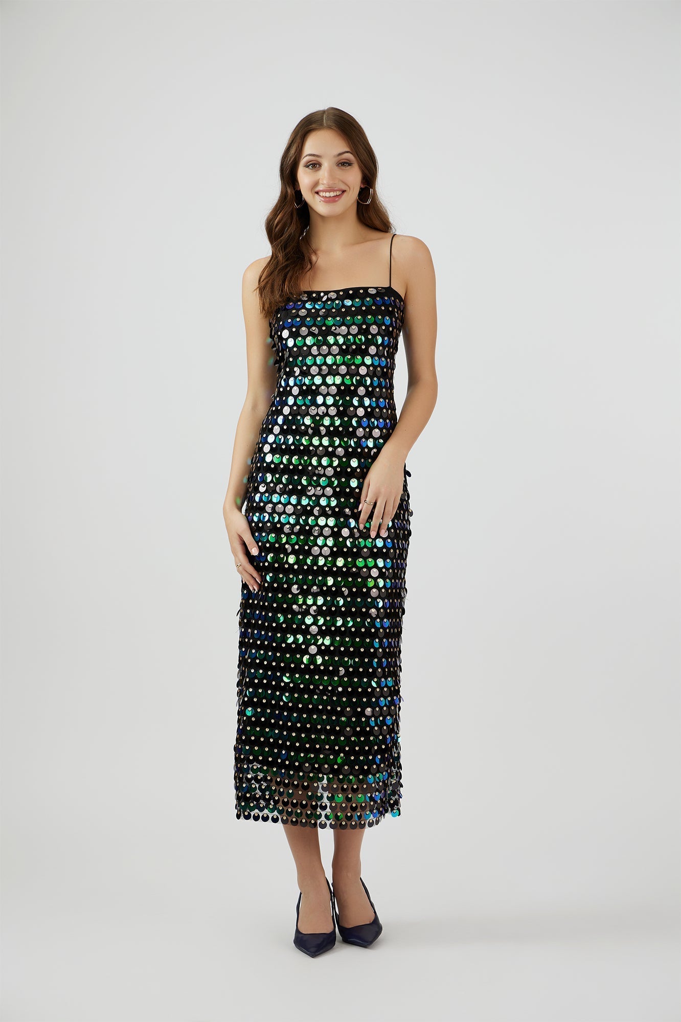 Bella Sequined Midi Dress