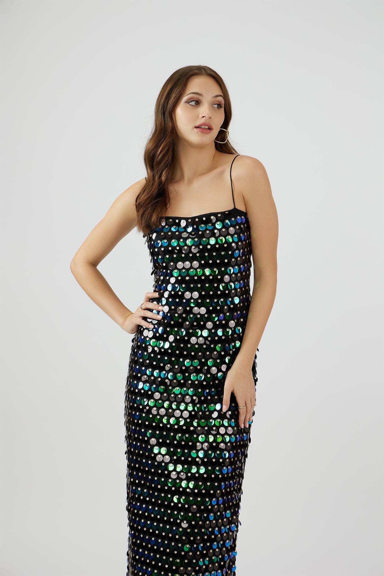 Bella Sequined Midi Dress