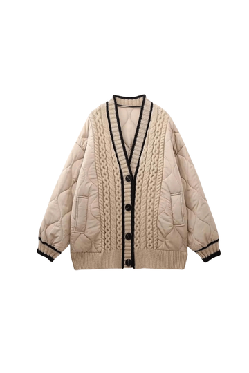 Jude Triko Detay Kapitone Ceket