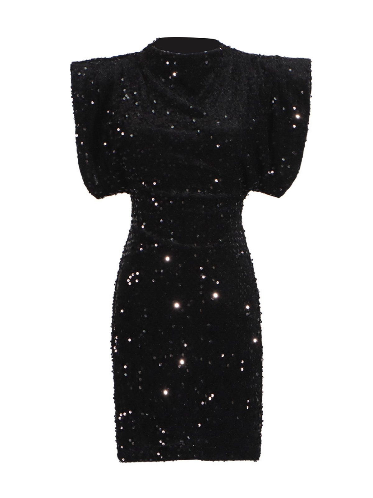 Matisse Omuz Pedi Payet Mini Elbise