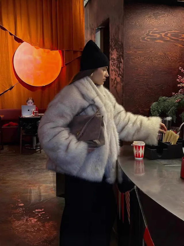 Yumuşak Dokulu Kürk Ceket