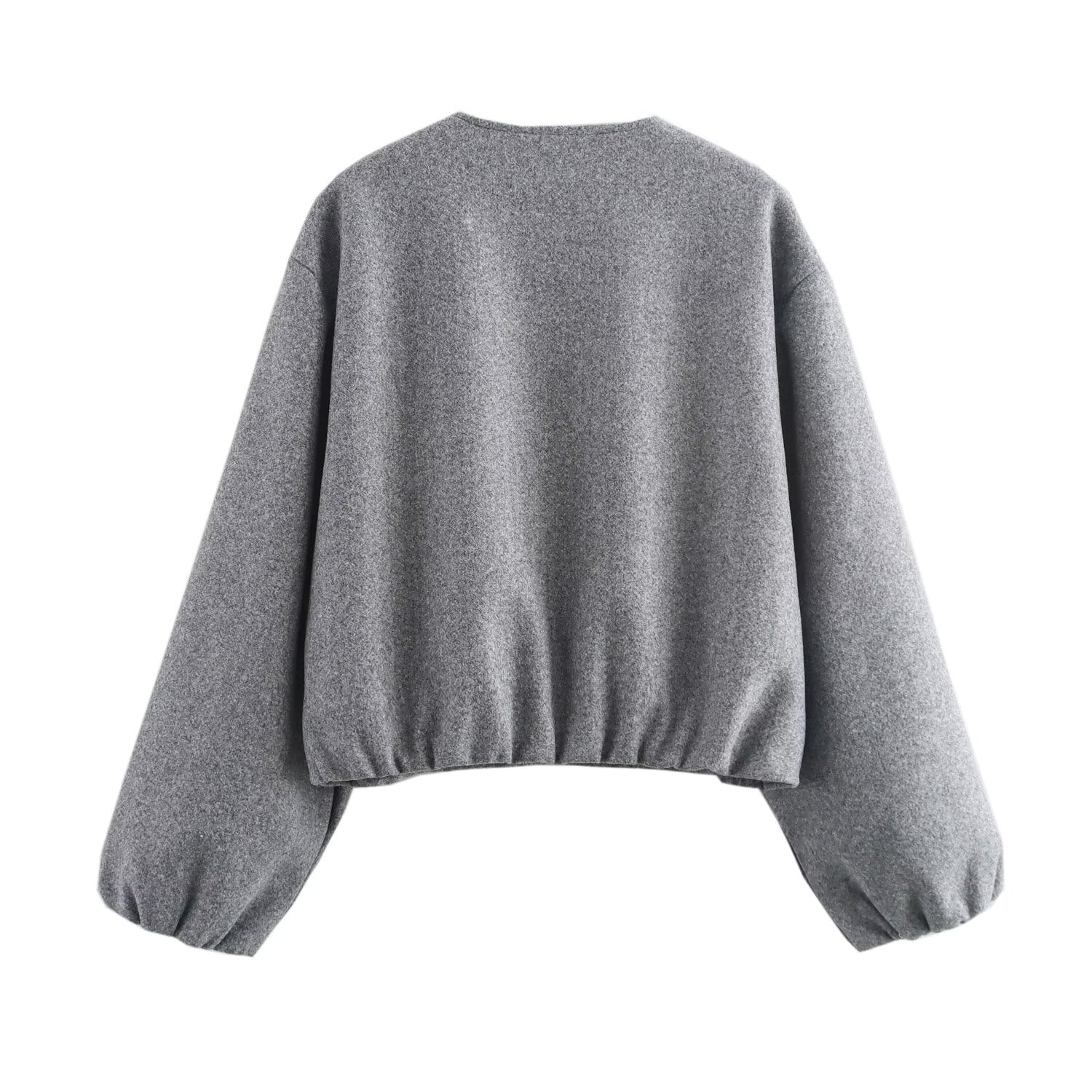 Thyra Yuvarlak Yaka Oversize Ceket