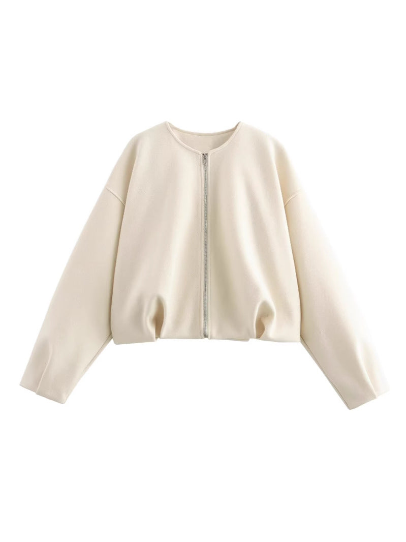 Coralie Yuvarlak Yaka Modern Ceket