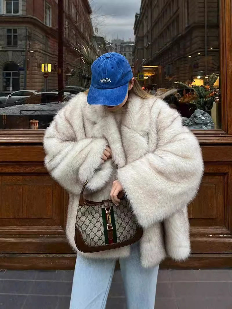 Yumuşak Dokulu Kürk Ceket