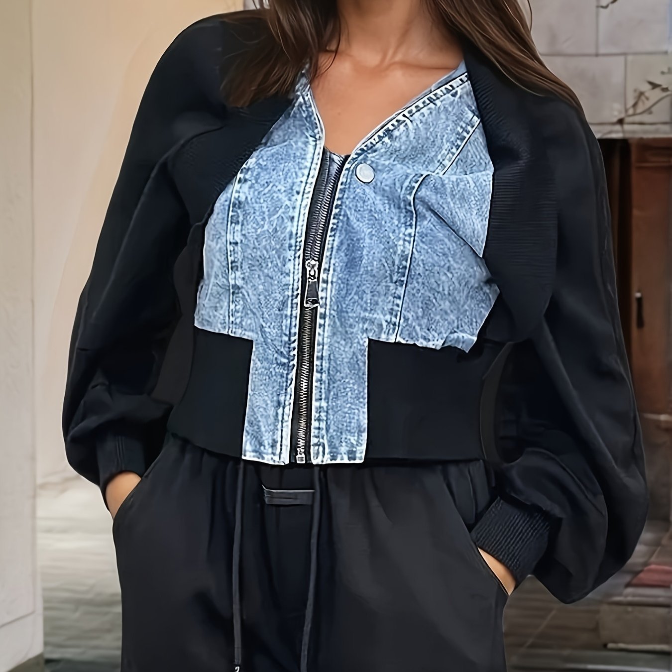 Puf Kollu Kot Panel İnce Ceket