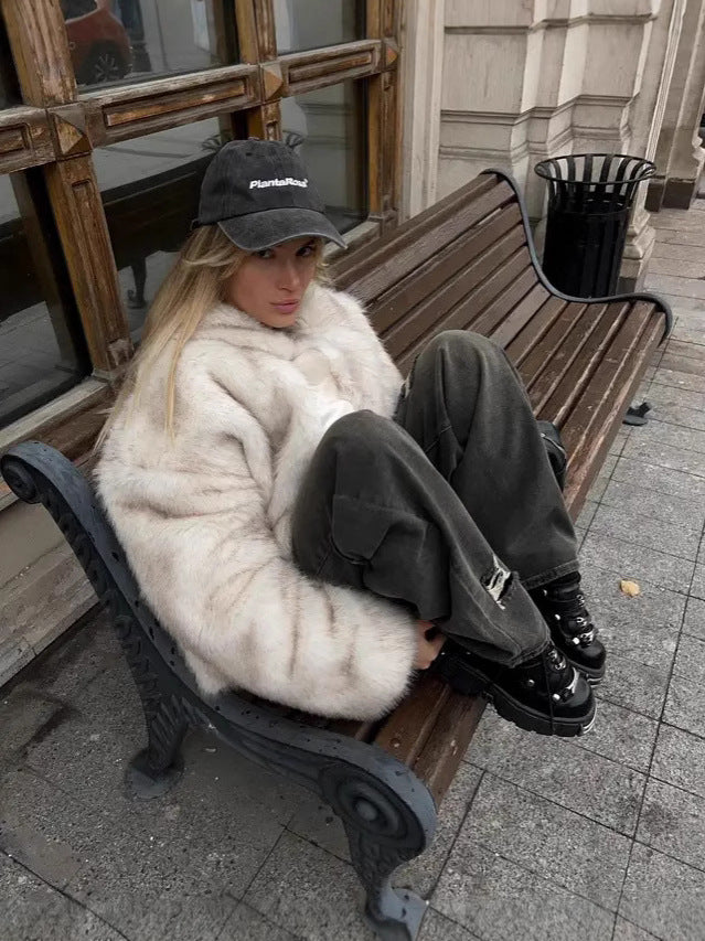 Yumuşak Dokulu Kürk Ceket