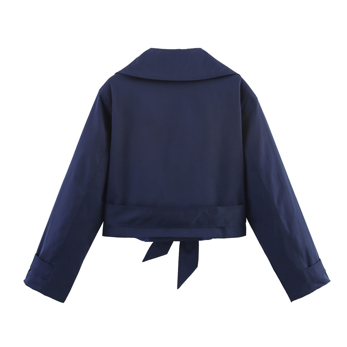 Ameline Kuşaklı Kısa Trenç Ceket