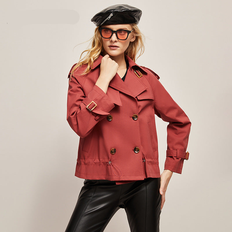 Isolde Çift Düğmeli Trenç Ceket