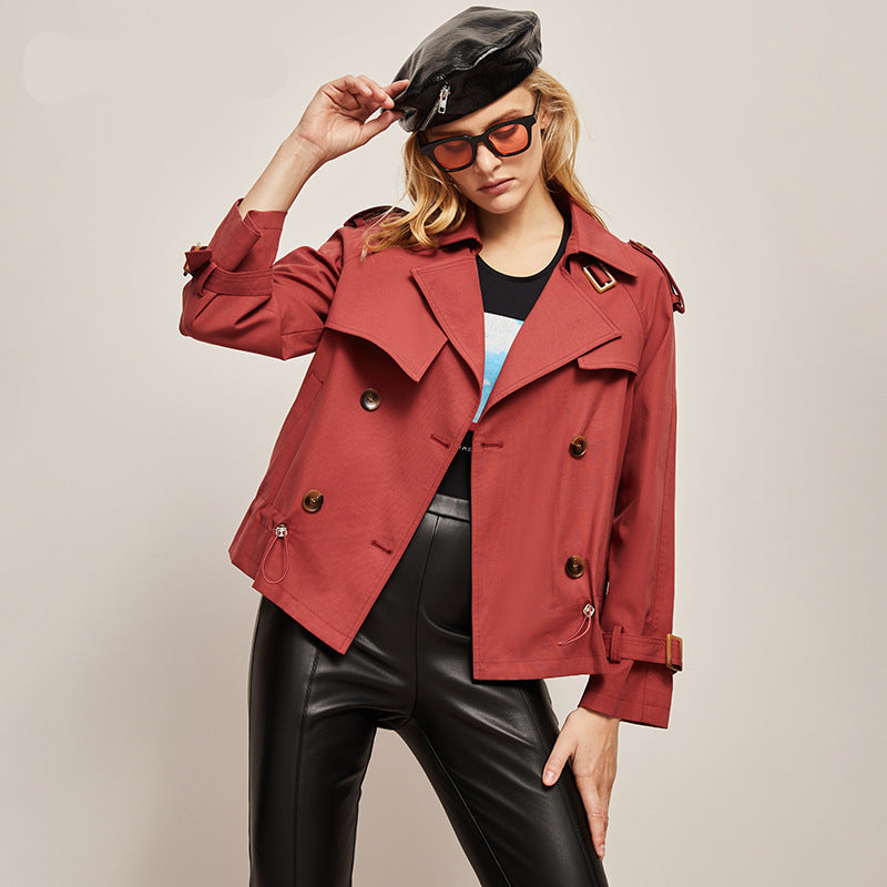 Isolde Çift Düğmeli Trenç Ceket