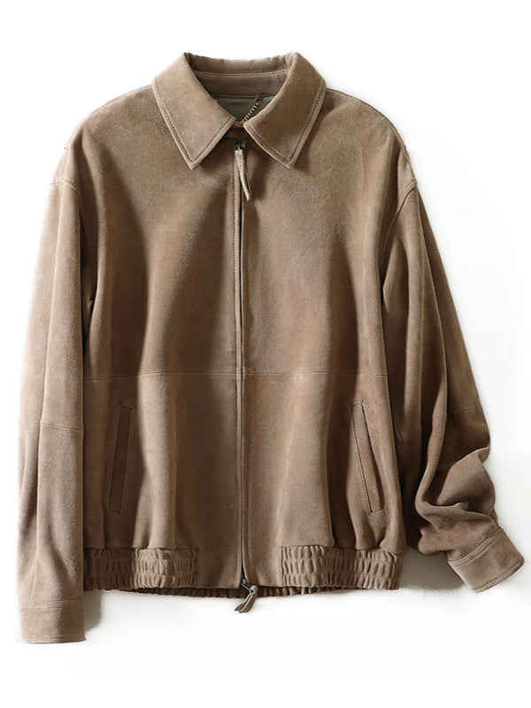 Levana Süet Fermuarlı Ceket