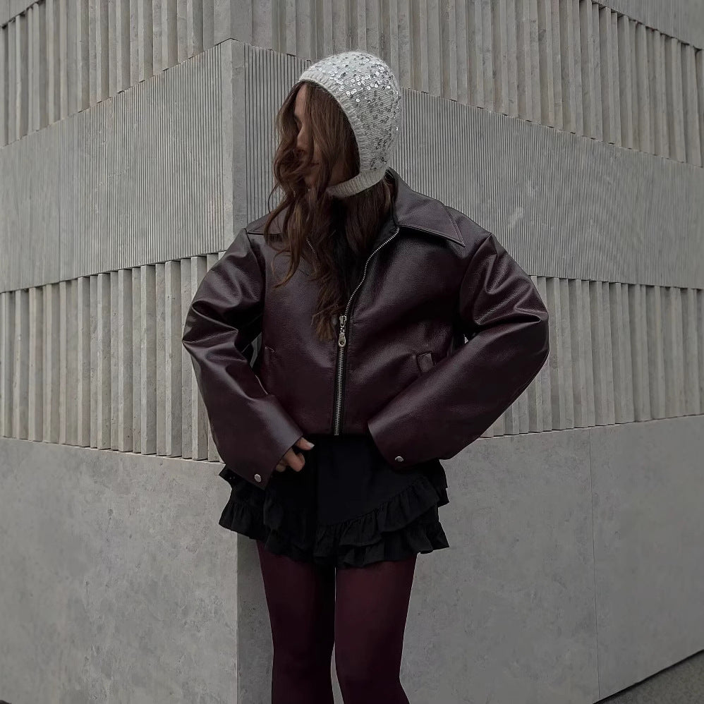 Arlena Oversize Deri Ceket