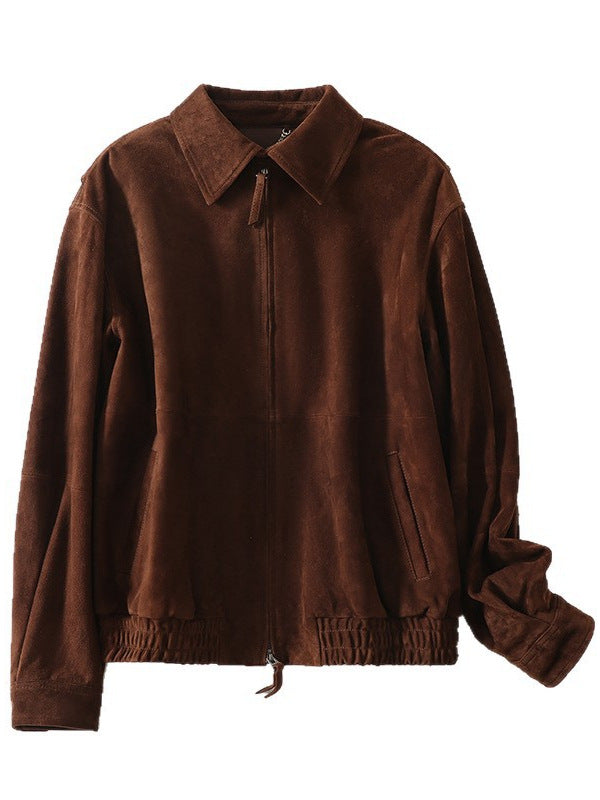 Levana Süet Fermuarlı Ceket