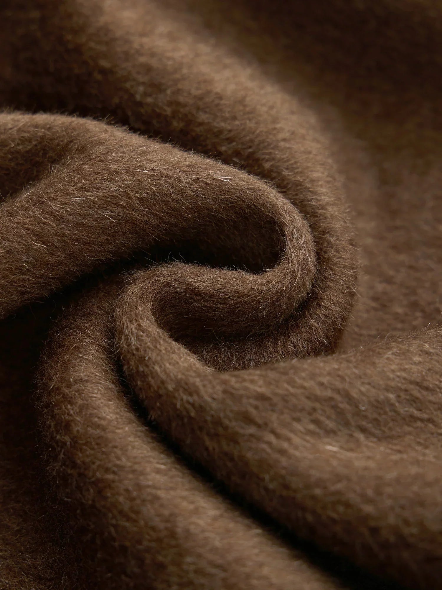 Kadın Yün Yuvarlak Yaka Metal Düğmeli Ceket