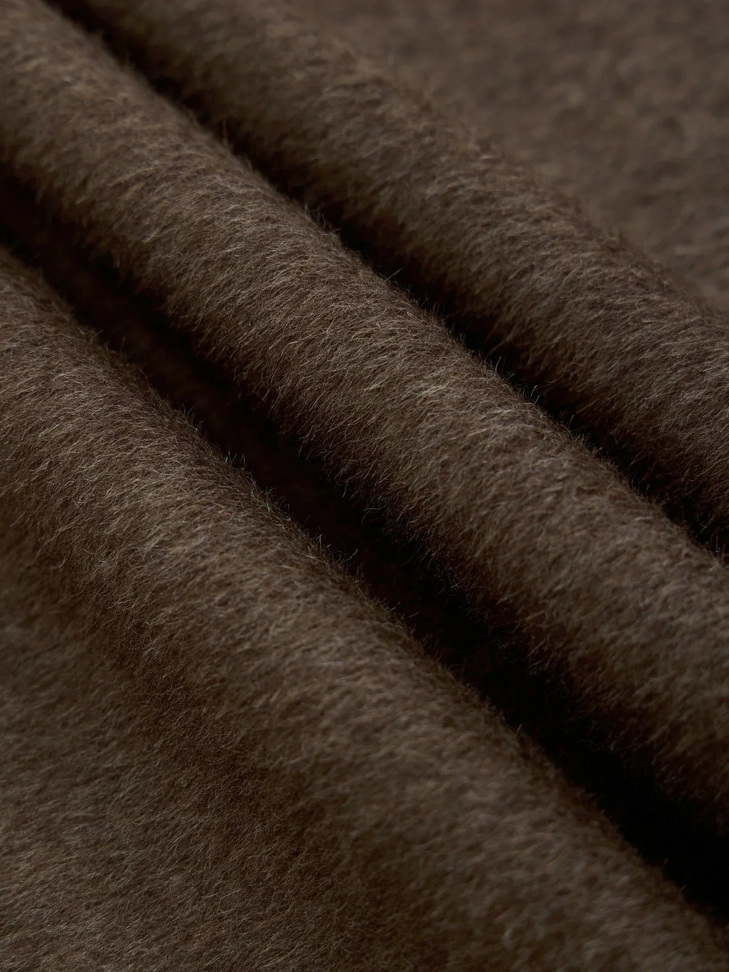 Kadın Yün Çentikli Yaka Kolsuz Kaban