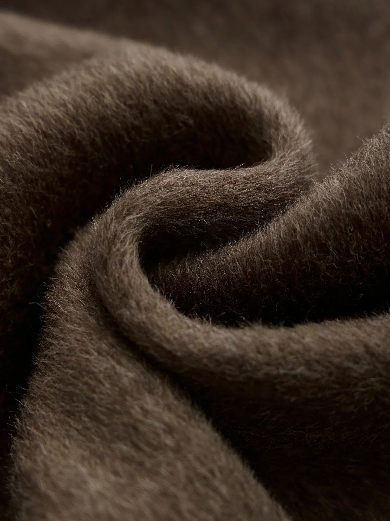 Kadın Yün Çentikli Yaka Kolsuz Kaban