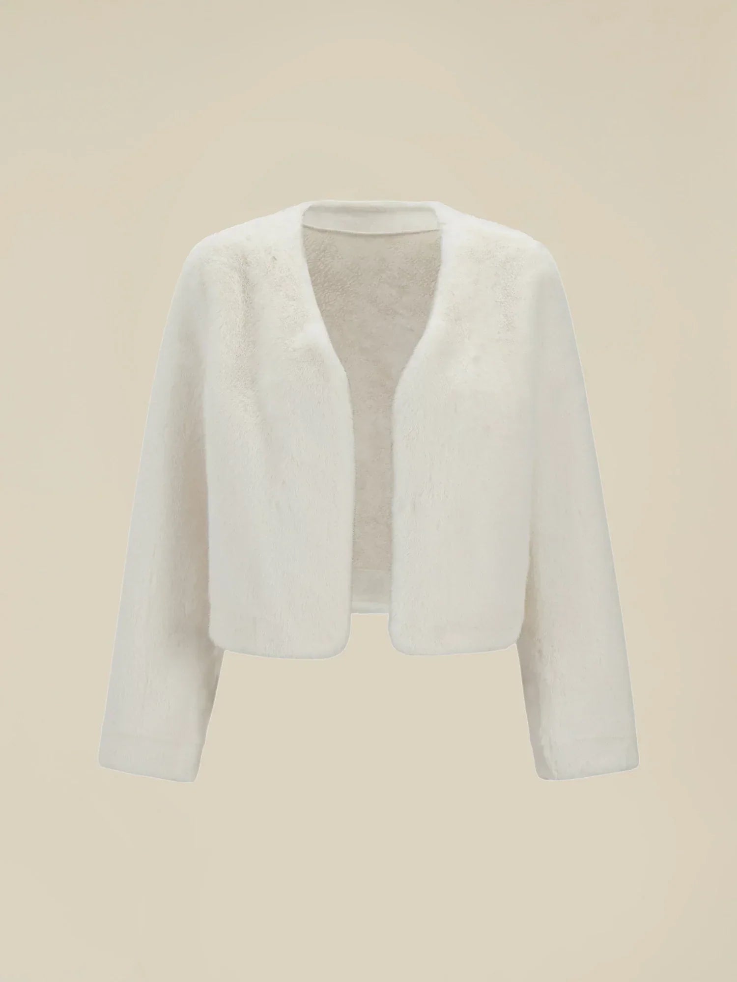 V Yaka Uzun Kollu Çevre Dostu Kürk Kısa Kaban