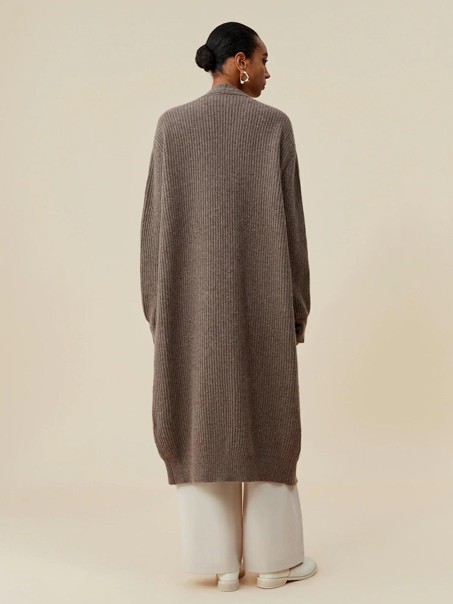 Kadın %79,5 Yakwool Uzun Kollu Hırka