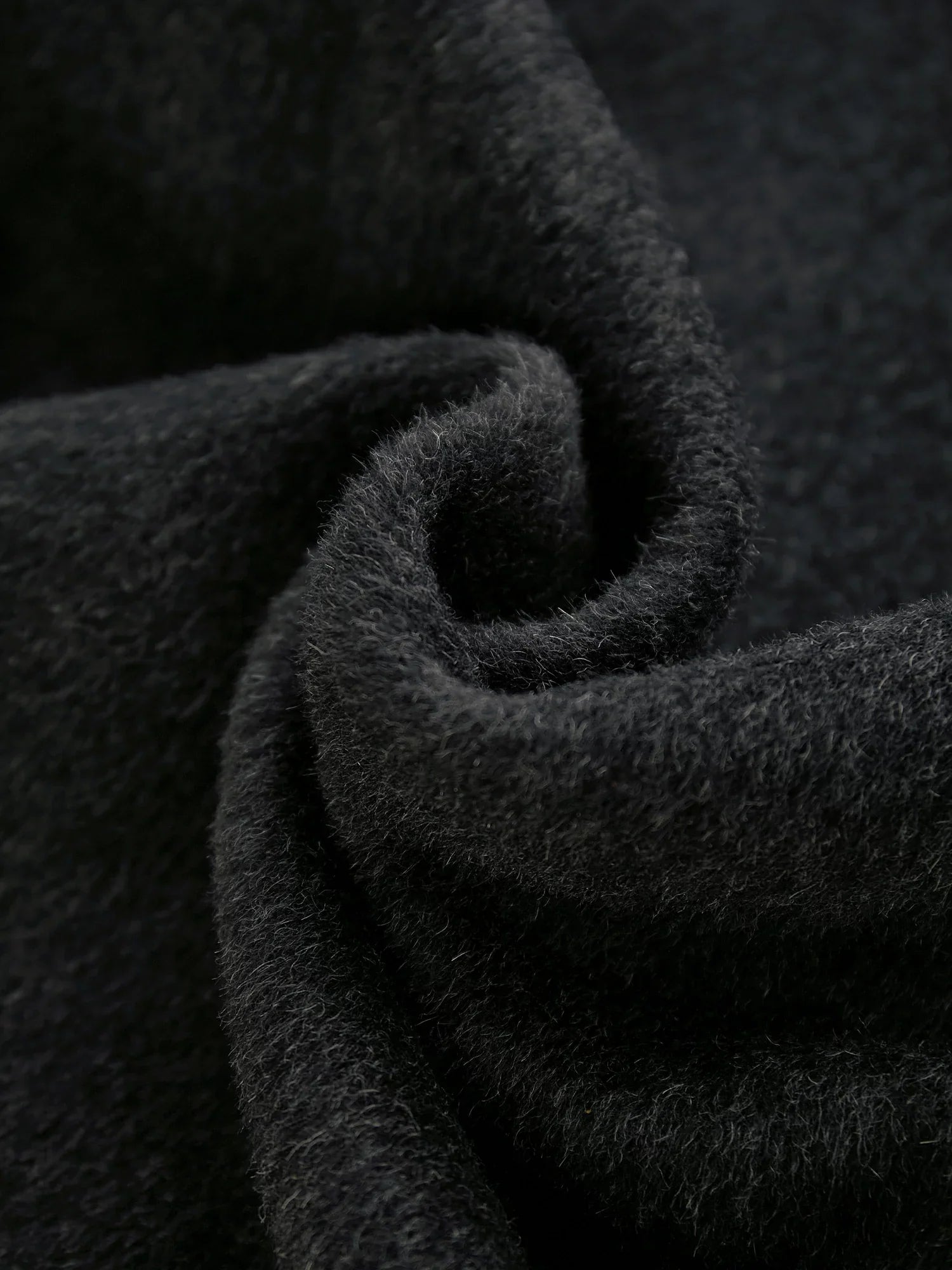 Yün Yaka Uzun Kollu Kaban