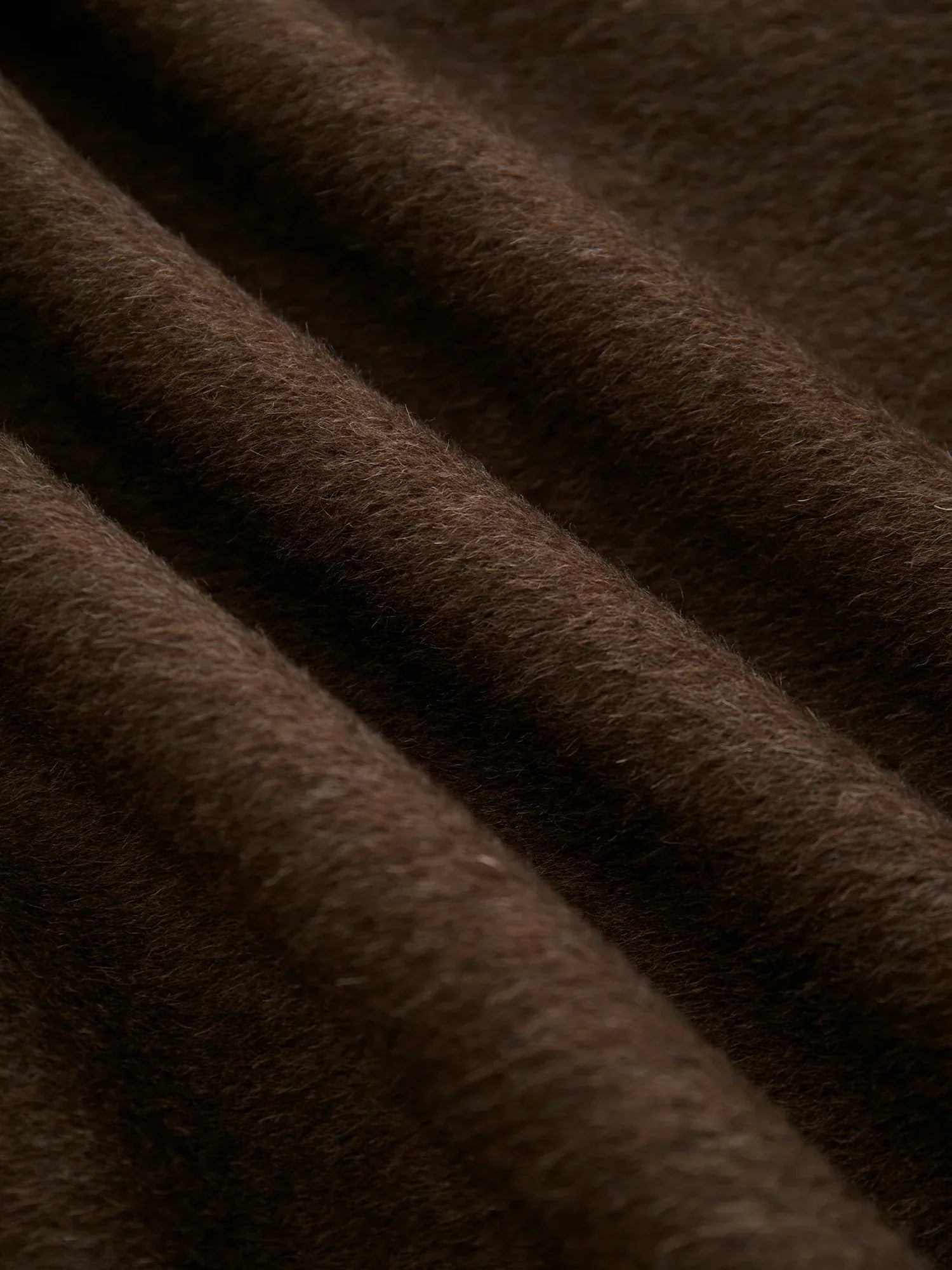 Yün Yaka Uzun Kollu Kaban