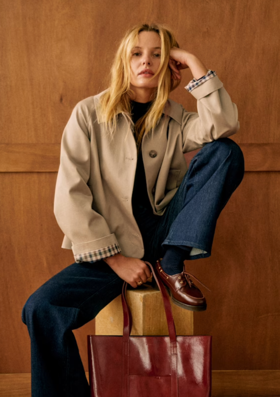 Lunelle Şehir Stili Düğmeli Ceket