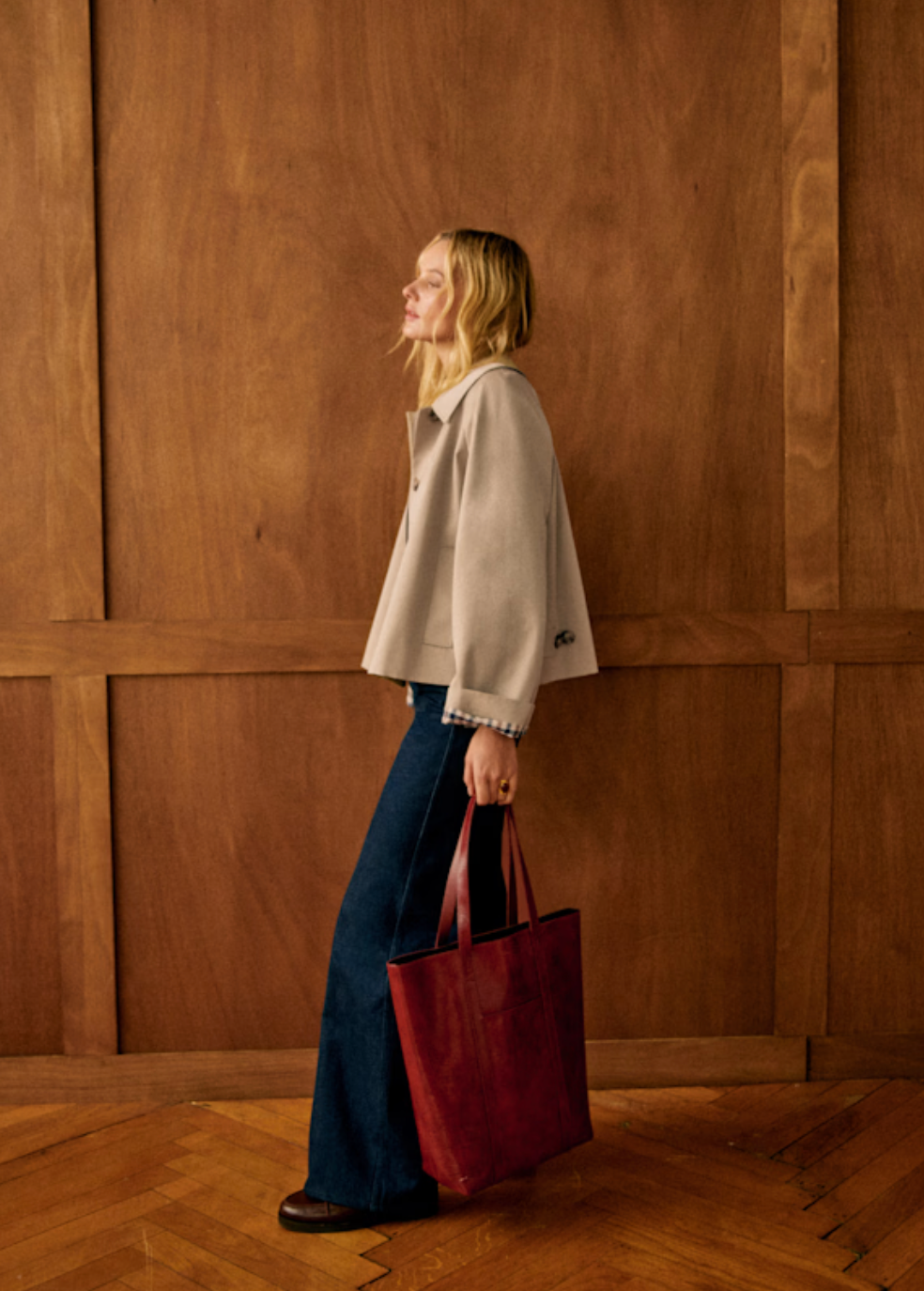 Lunelle Şehir Stili Düğmeli Ceket