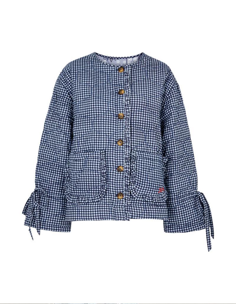 Çift Taraflı Vichy Kapitone ceket