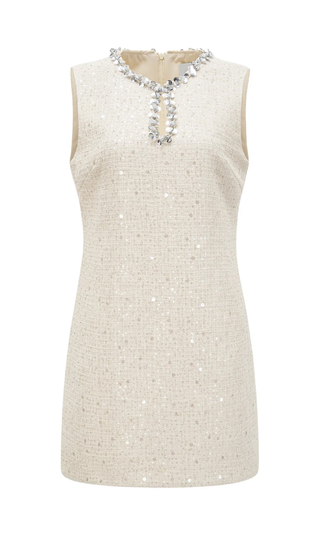 Payetli Buklet Mini Elbise