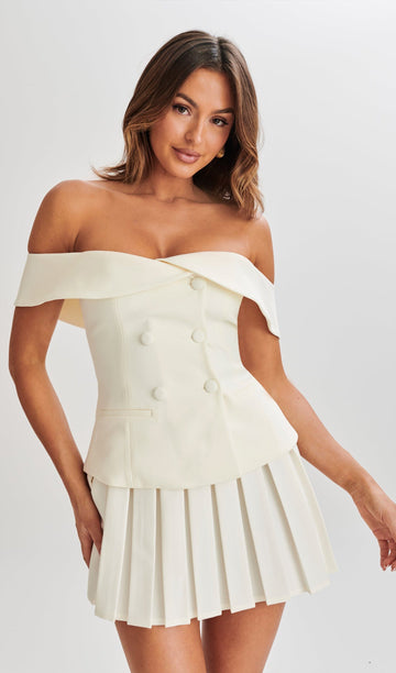 Takım Elbise Mini Elbise İki Parça Takım