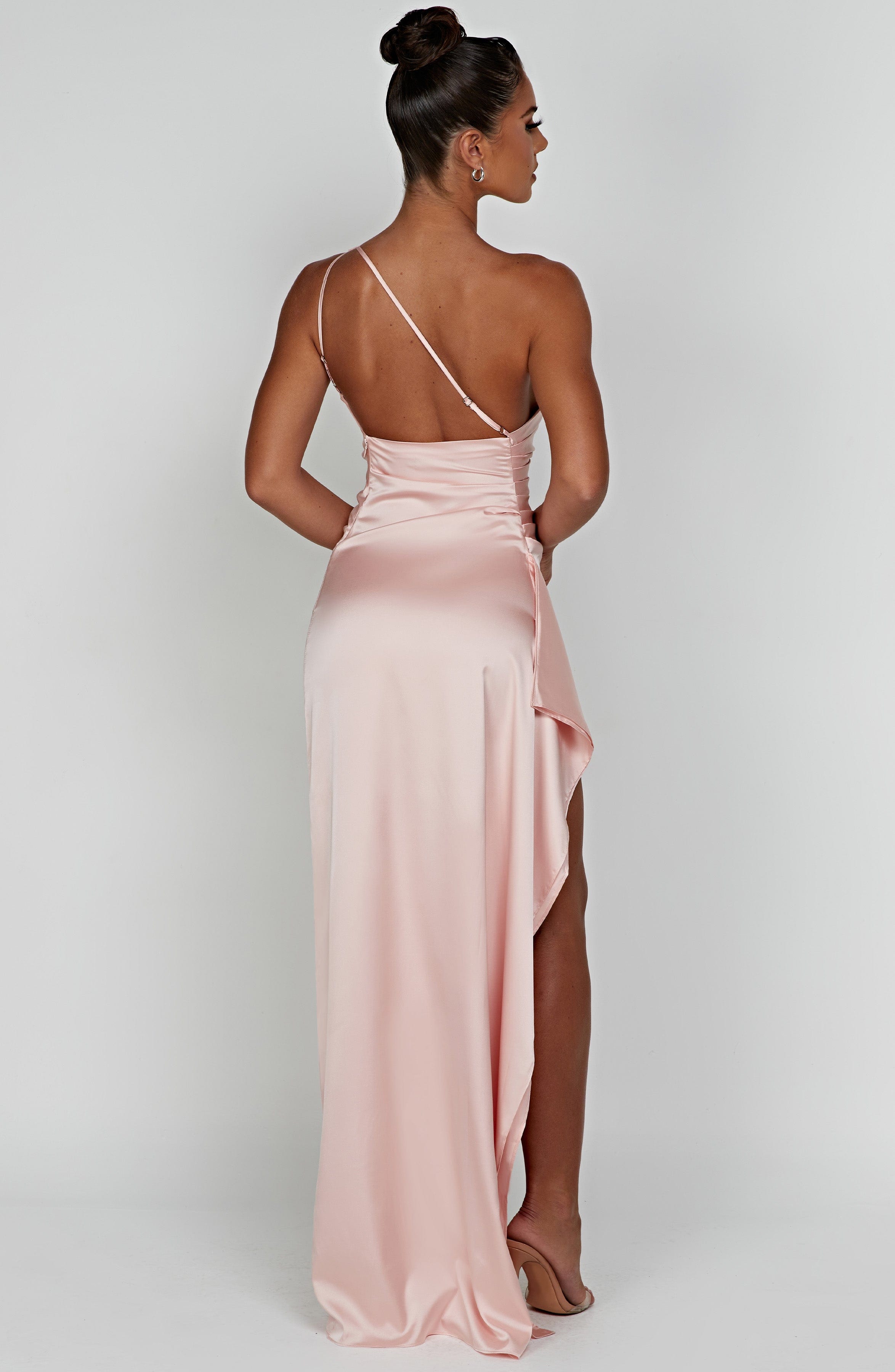 Ariel Maxi Elbise - Pembe