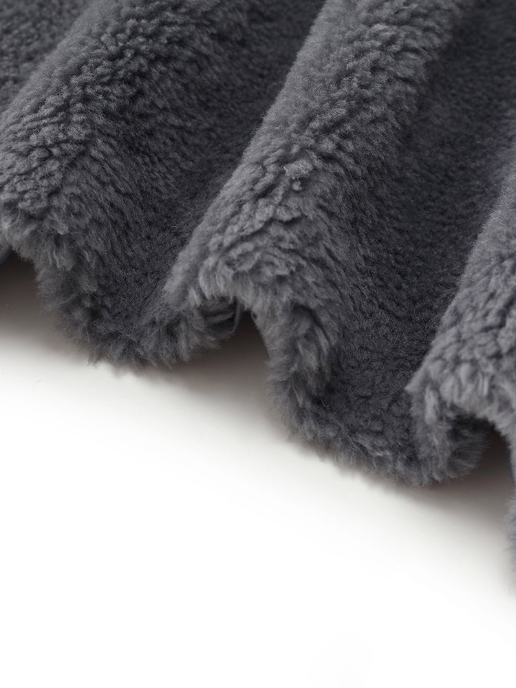 Yün Unisex Teddy Palto