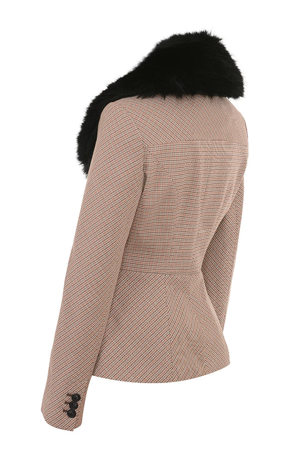 Buckingham Puppytooth Check Kum Saati Ceket