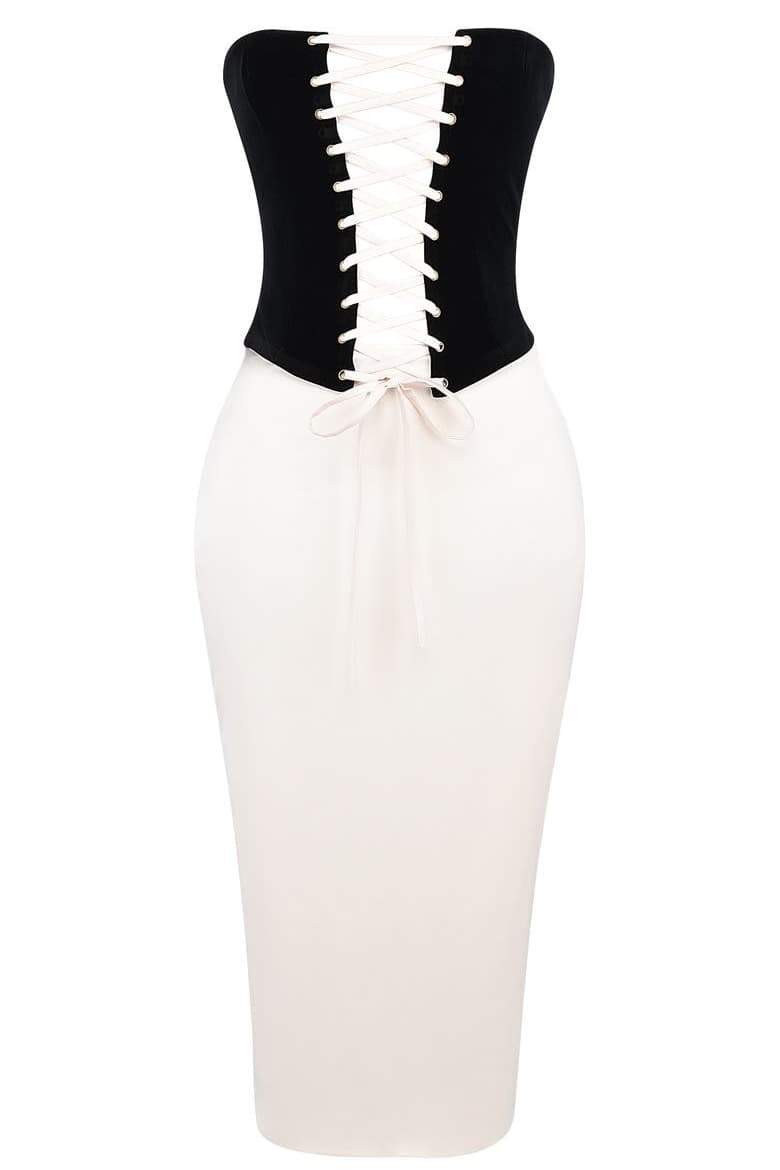 Celeste Bağcıklı Korse Maxi Takımı