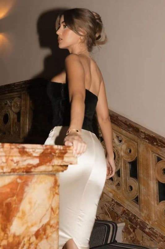 Celeste Bağcıklı Korse Maxi Takımı