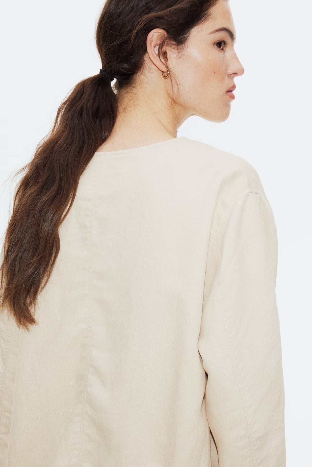 Keten Karışımlı Pilot Ceketi