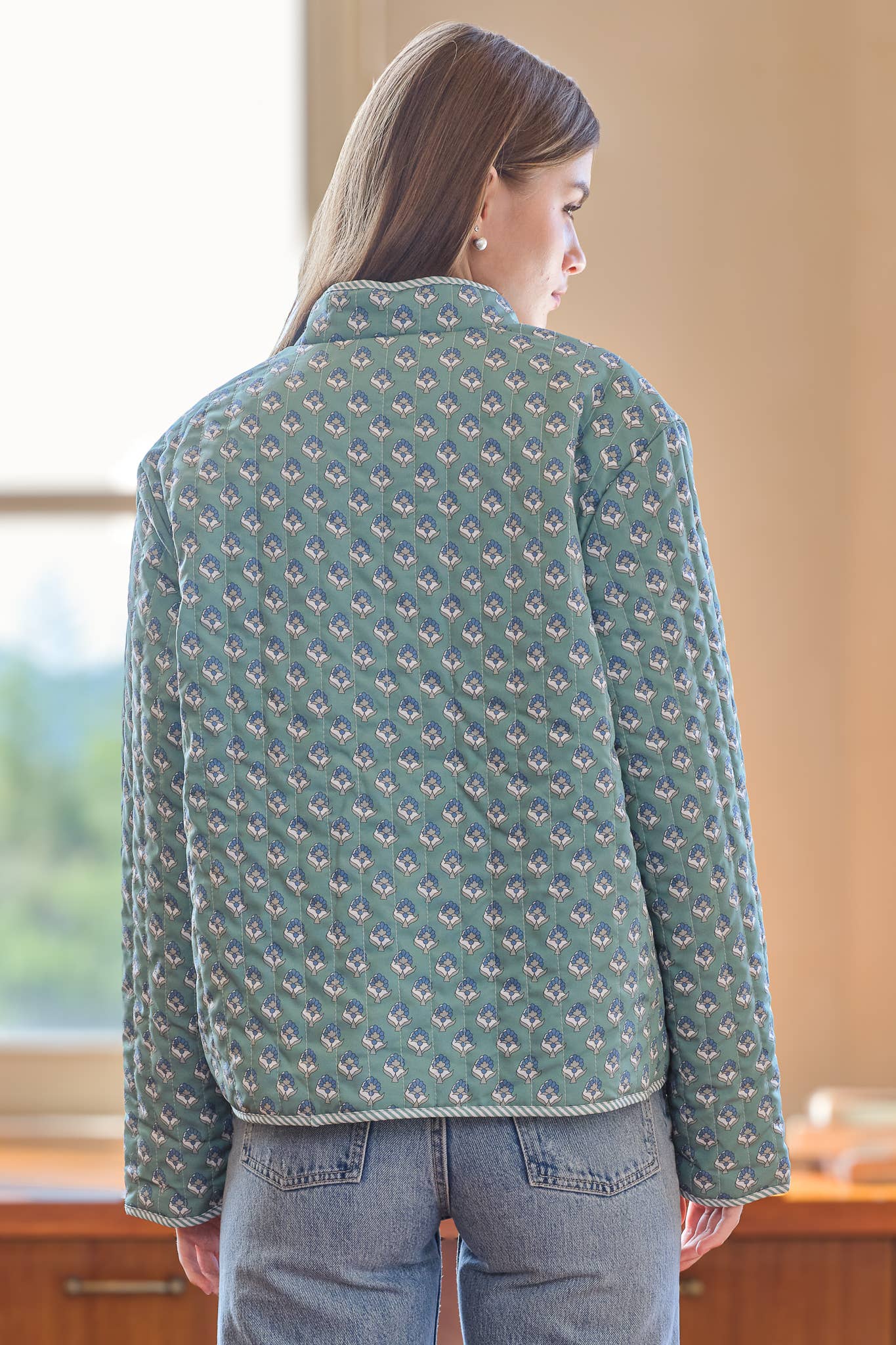 Çift Taraflı Tiffany Kapitone Ceket