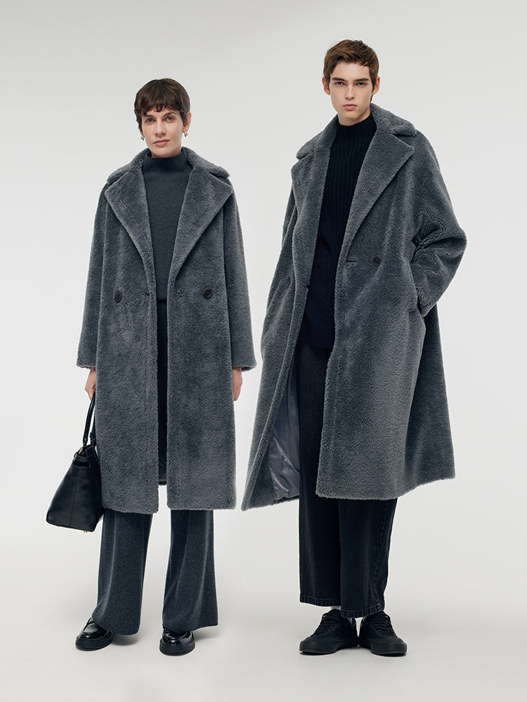 Yün Unisex Teddy Palto