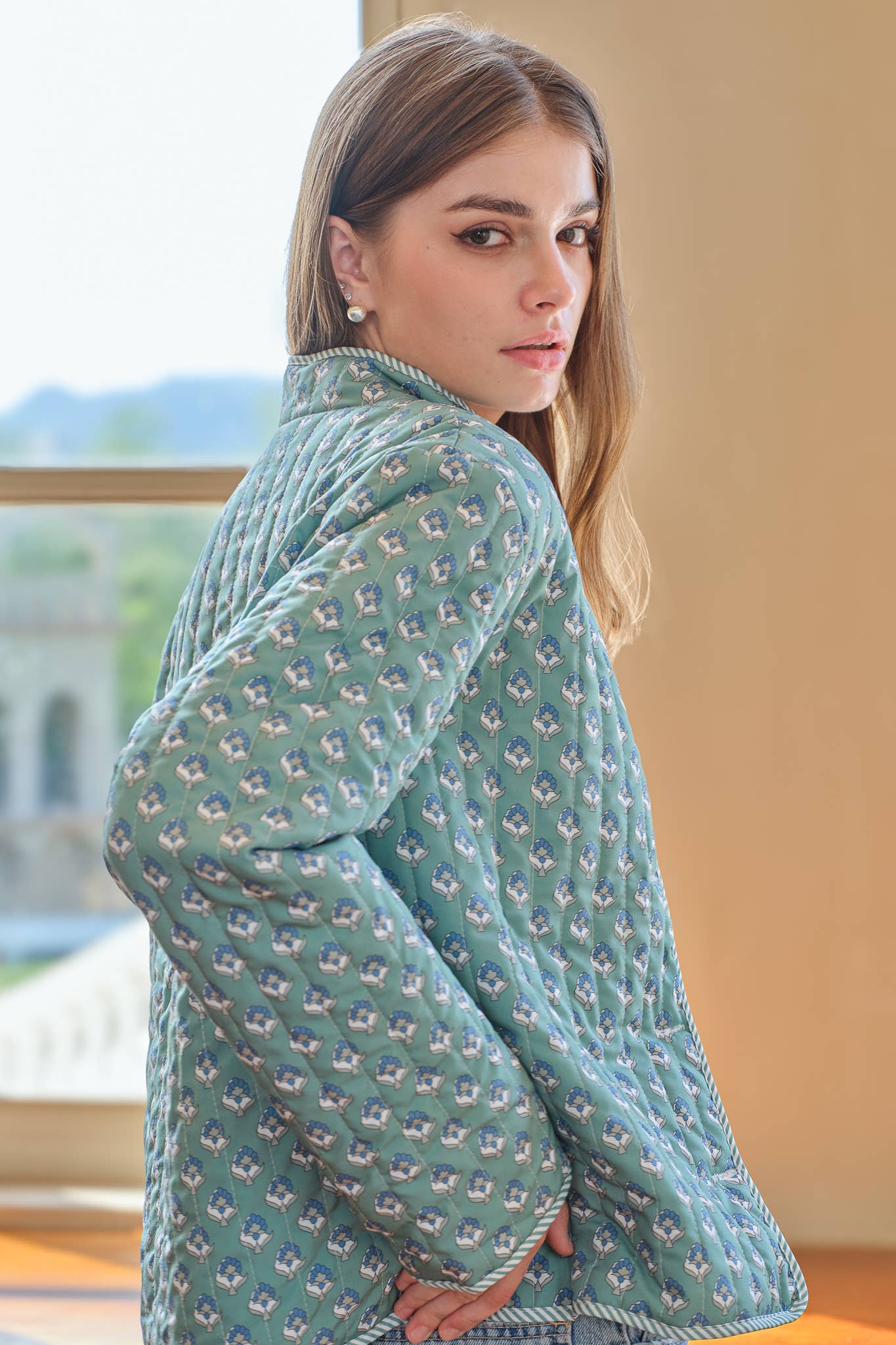 Çift Taraflı Tiffany Kapitone Ceket