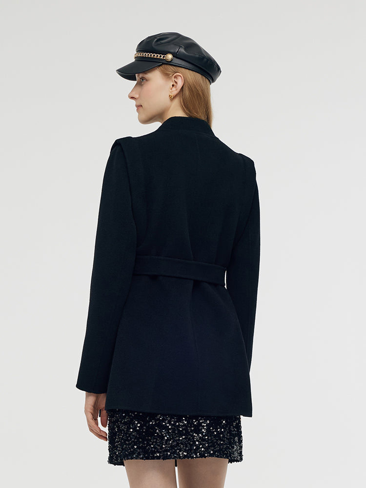 Tencel Yün Kadın Orta Boy Şal Kaban