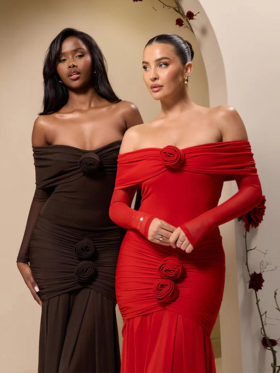 Fiorella Maxi Elbise