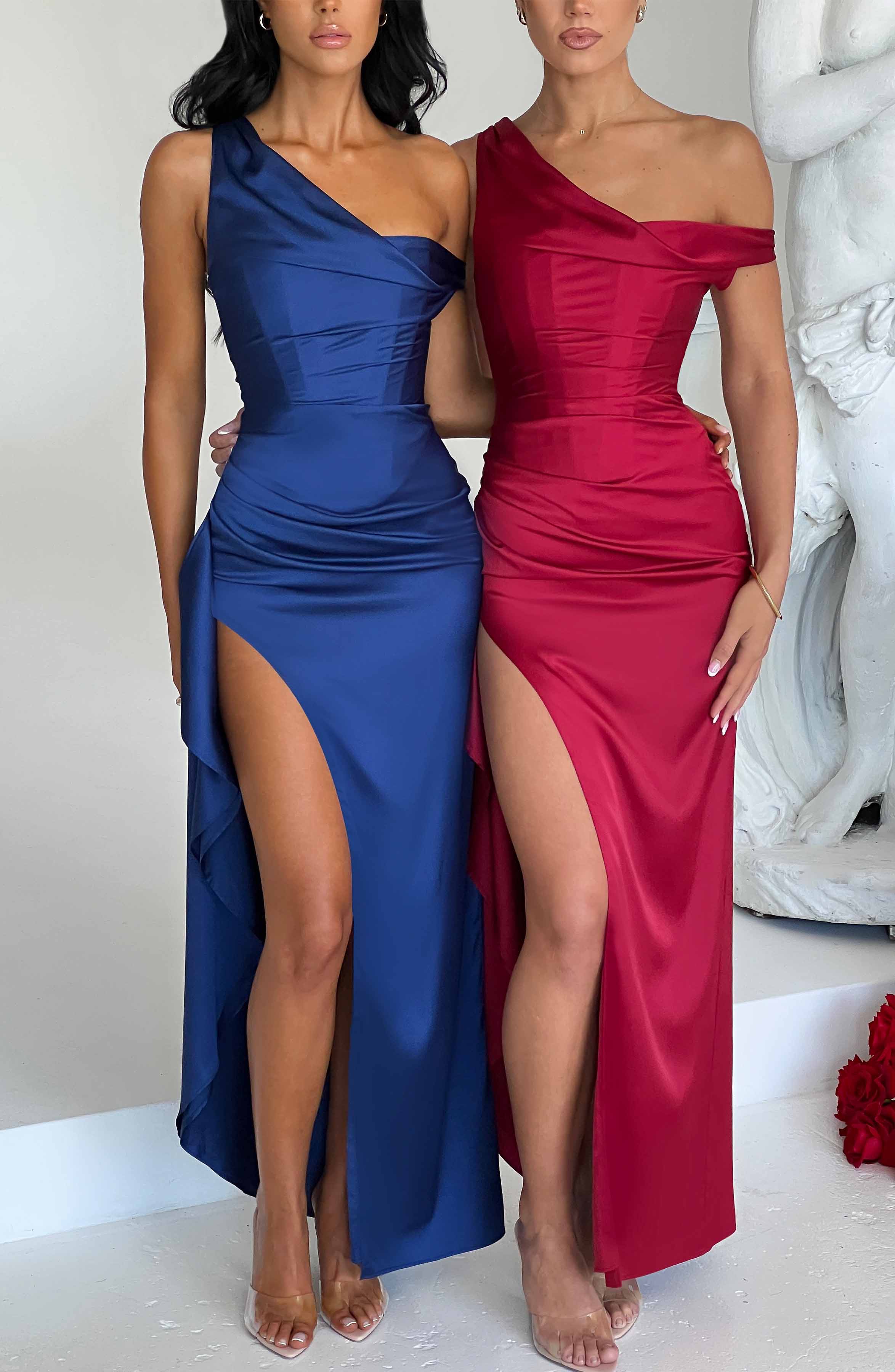 Juliene Maksi Elbise - Lacivert