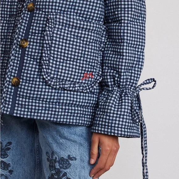 Çift Taraflı Vichy Kapitone ceket