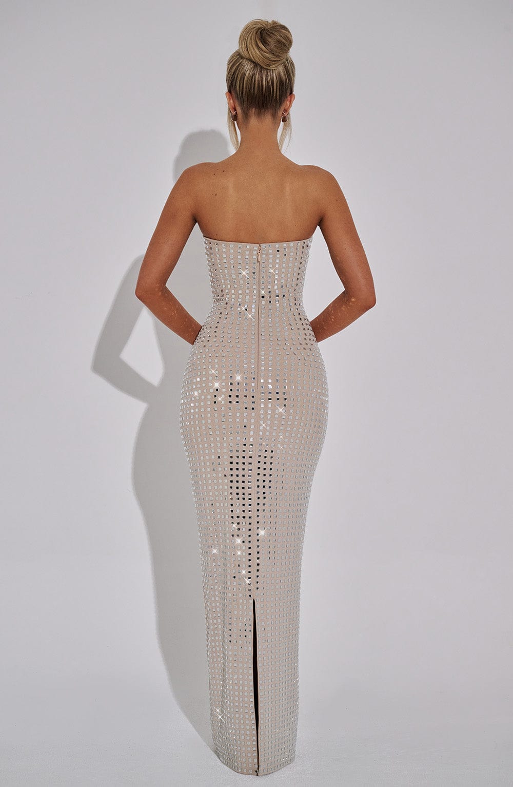 Neriah Maksi Elbise - Gümüş