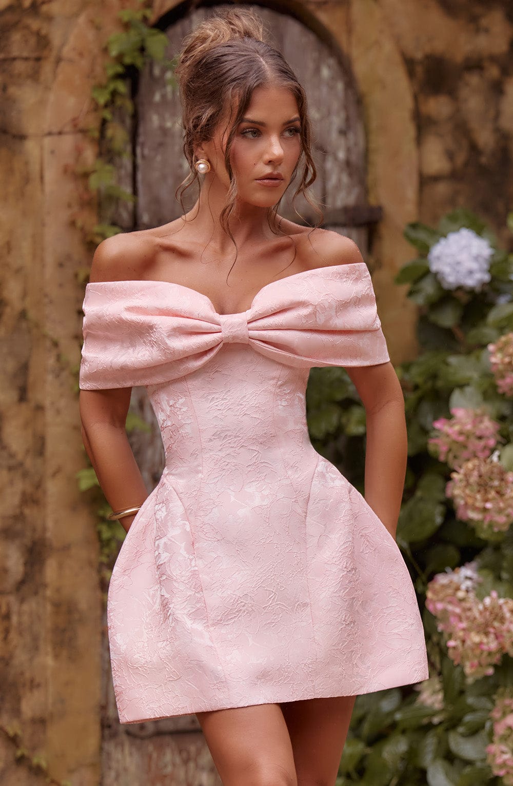 Raquel Mini Elbise - Pembe